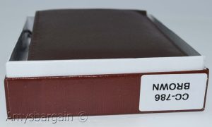 Men's RFID brown wallet bifold genuine leather protect IDs credit cards in box. - Image 15