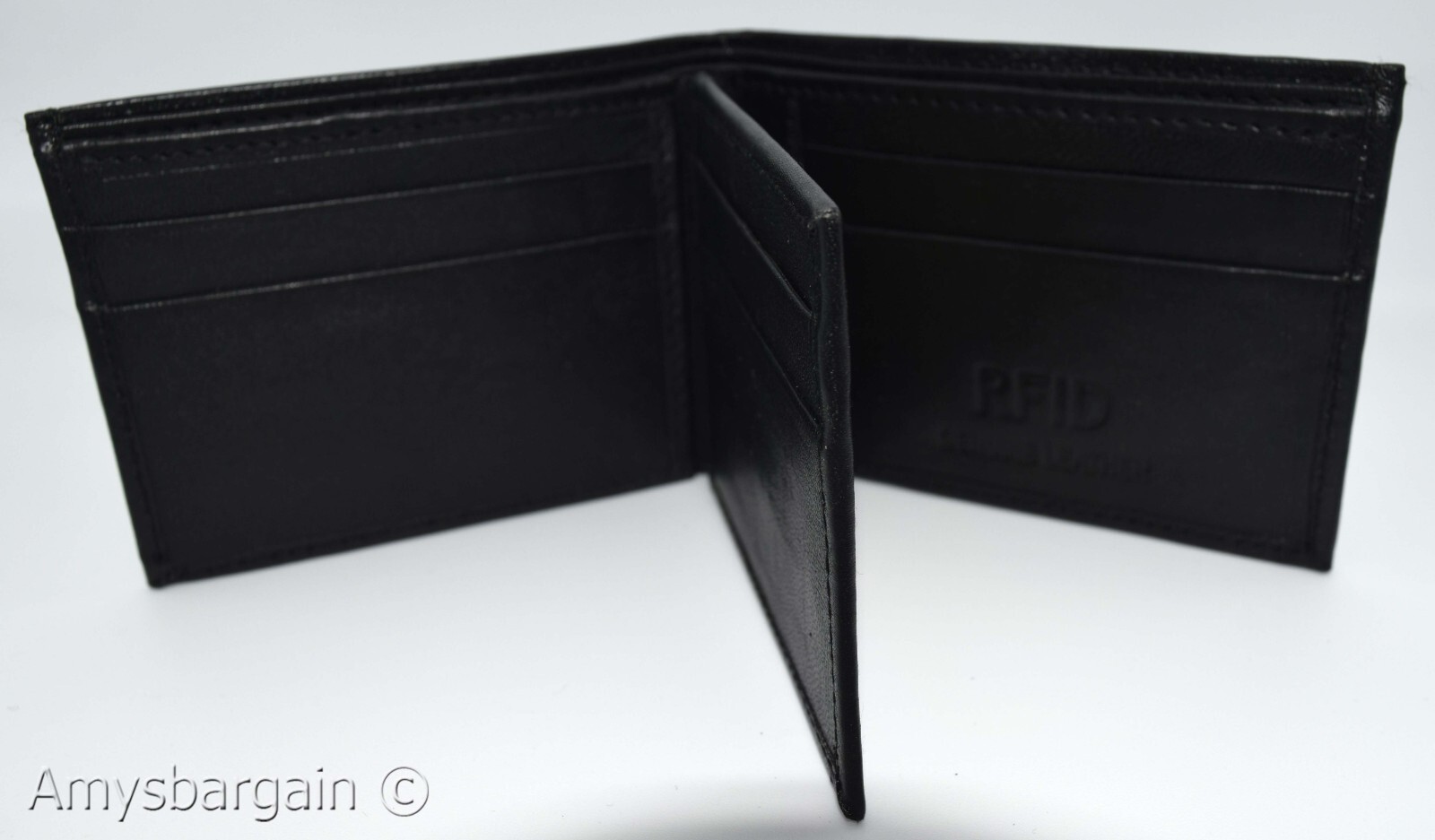 Men's RFID wallet bifold genuine leather protect IDs credit cards new in box. - Image 9