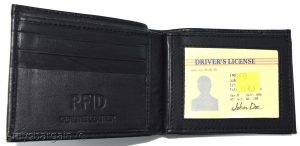 Men's RFID wallet bifold genuine leather secure IDs credit cards br new in box. - Image 13