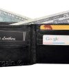 Men's Wallet. Bifold Genuine Leather Wallet,12 card, 1 ID, Black Billfold Wallet