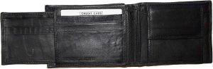 Men's Wallet Black Bifold Leather Wallet, Detachable ID card case New in the Box - Image 7