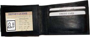 Men's Wallet Leather Bifold wallet 8 Card Holder 2 ID window 2 Bill slots - Image 11