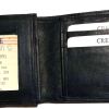 Men's Wallet Leather Bifold wallet 8 Card Holder 2 ID window 2 Bill slots