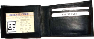 Men's Wallet Leather Bifold wallet 8 Card Holder 2 ID window 2 Bill slots - Image 7
