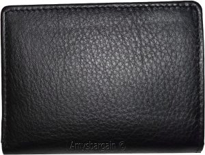 Men’s Wallet Trifold wallet 9 Cards Billold FIZA NY Black Leather wallet in Box - Image 10