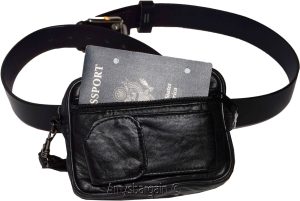 Men's bag Leather men's handbag Gentlemen's leather wrist let case Wrist let - Image 12