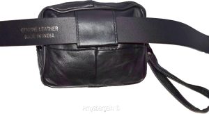 Men's bag Leather men's handbag Gentlemen's leather wrist let case Wrist let - Image 13