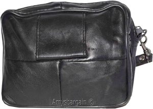 Men's bag Leather men's handbag Gentlemen's leather wrist let case Wrist let - Image 5