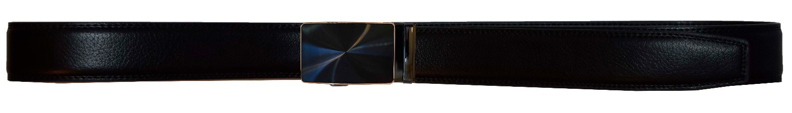 Men's belt. Leather Dress Belt Automatic lock Click Comfort New Buckle UP to 50" - Image 4