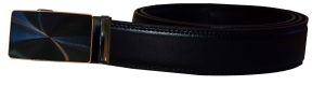 Men's belt. Leather Dress Belt Automatic lock Click Comfort New Buckle UP to 50" - Image 5