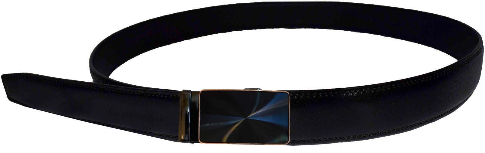 Men's belt. Leather Dress Belt Automatic lock Click Comfort New Buckle UP to 50" - Image 9