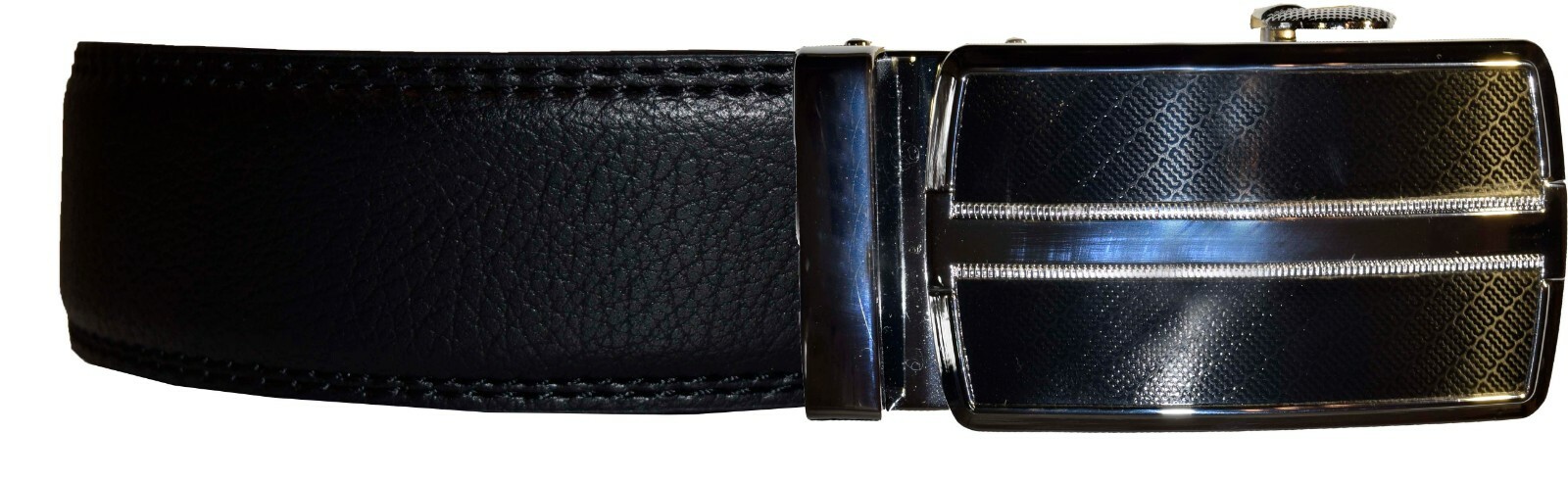 Mens belt size L real leather automatic lock buckle dress casual fashion belt - Image 5