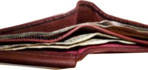 Men's bi-fold Leather Wallet 7 credit debit card ID Change purse 2 bill pockets - Image 9