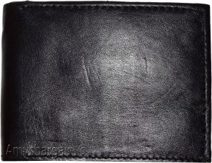 Men's bifold wallet genuine leather 8 Credit card 2 zip pocket 2 Bill pockets - Image 12