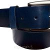 Men's blue Leather Belt size 46 leather waist belt brand newLeather belt