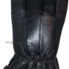 Men's leather gloves, Black Unbranded winter gloves lined warm gloves Brand New