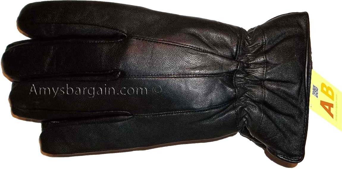 Men's leather gloves, Black Unbranded winter gloves lined warm gloves Brand New - Image 15
