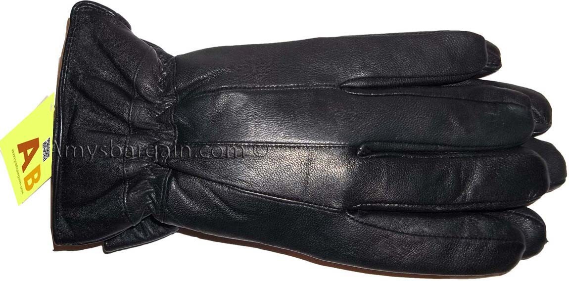 Men's leather gloves, Black Unbranded winter gloves lined warm gloves Brand New - Image 16