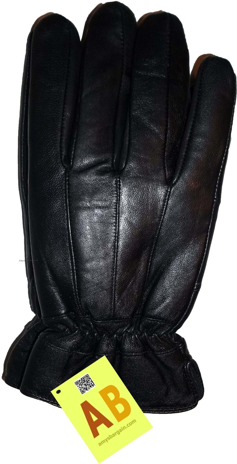 Men's leather gloves, Black Unbranded winter gloves lined warm gloves Brand New - Image 6