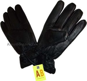 Men's leather gloves, Black Unbranded winter gloves lined warm gloves Brand New - Image 9