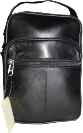 Men's leather handbag, shoulder bag black handbag unbranded leather bag new