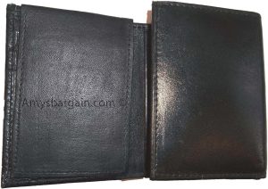 Men’s leather wallet Genuine Leather Trifold 6 card 2 ID 2 bill spaces - Image 5