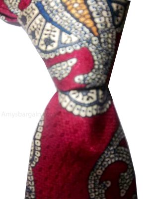 Men's tie 100% silk neck wear. Made in USA silk tie, Men's dress tie - Image 11