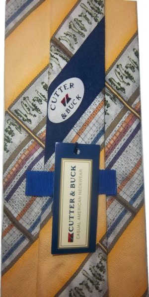 Men's tie Cutter and Buck Designer Silk Tie Neck Wear Brand New With $55 Tag - Image 13
