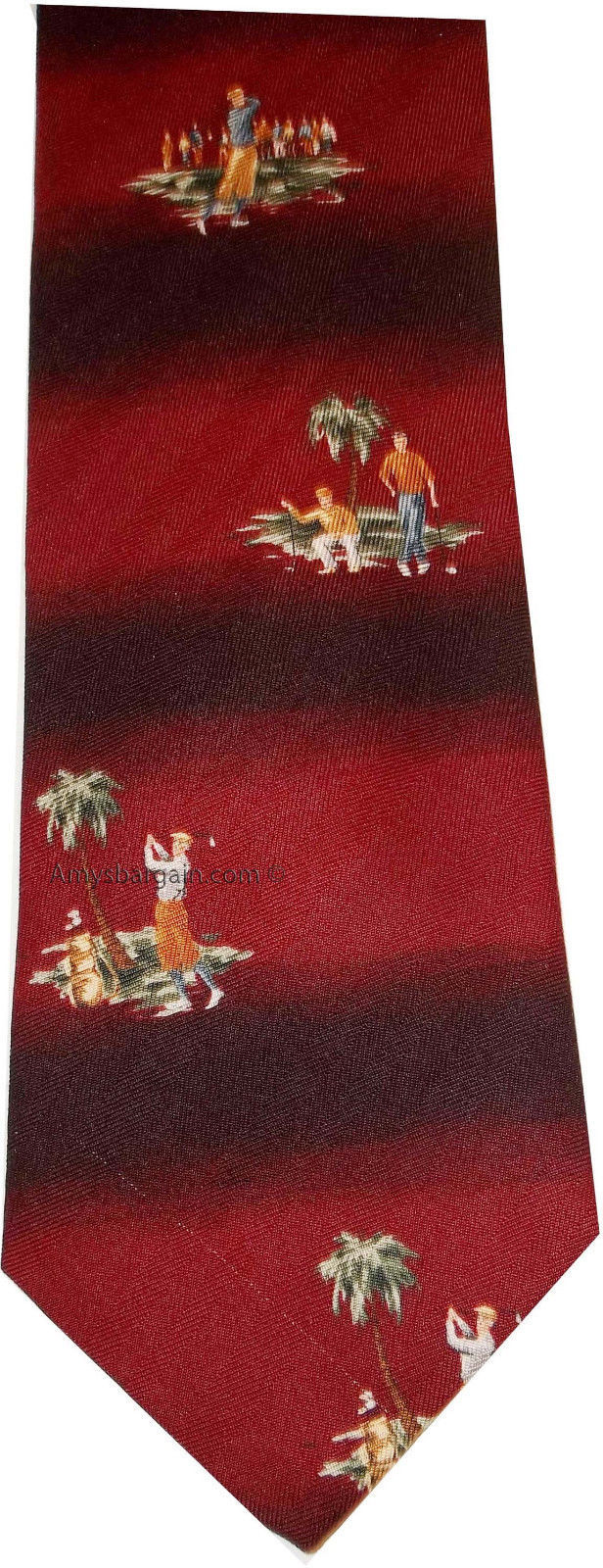 Men's tie, Designer ties Cutter & Buck tie 100% Silk Tie Neck wear Made in USA - Image 3