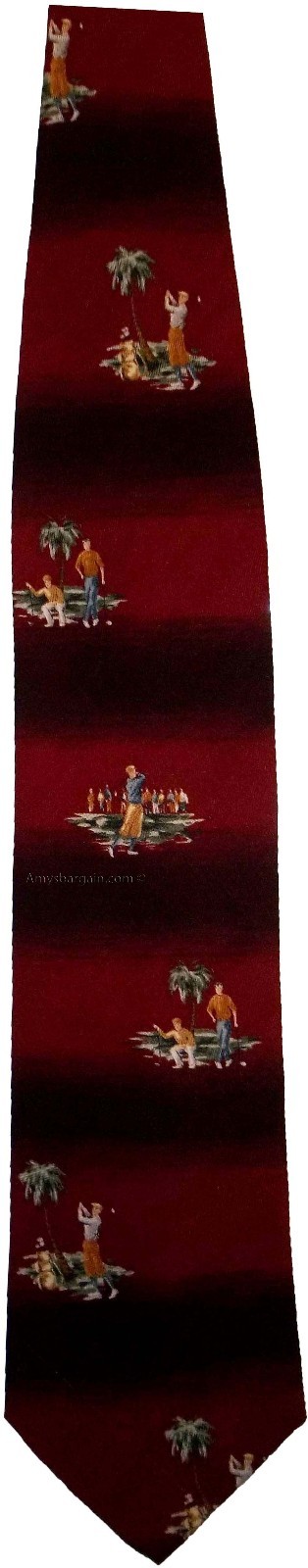 Men's tie, Designer ties Cutter & Buck tie 100% Silk Tie Neck wear Made in USA - Image 9