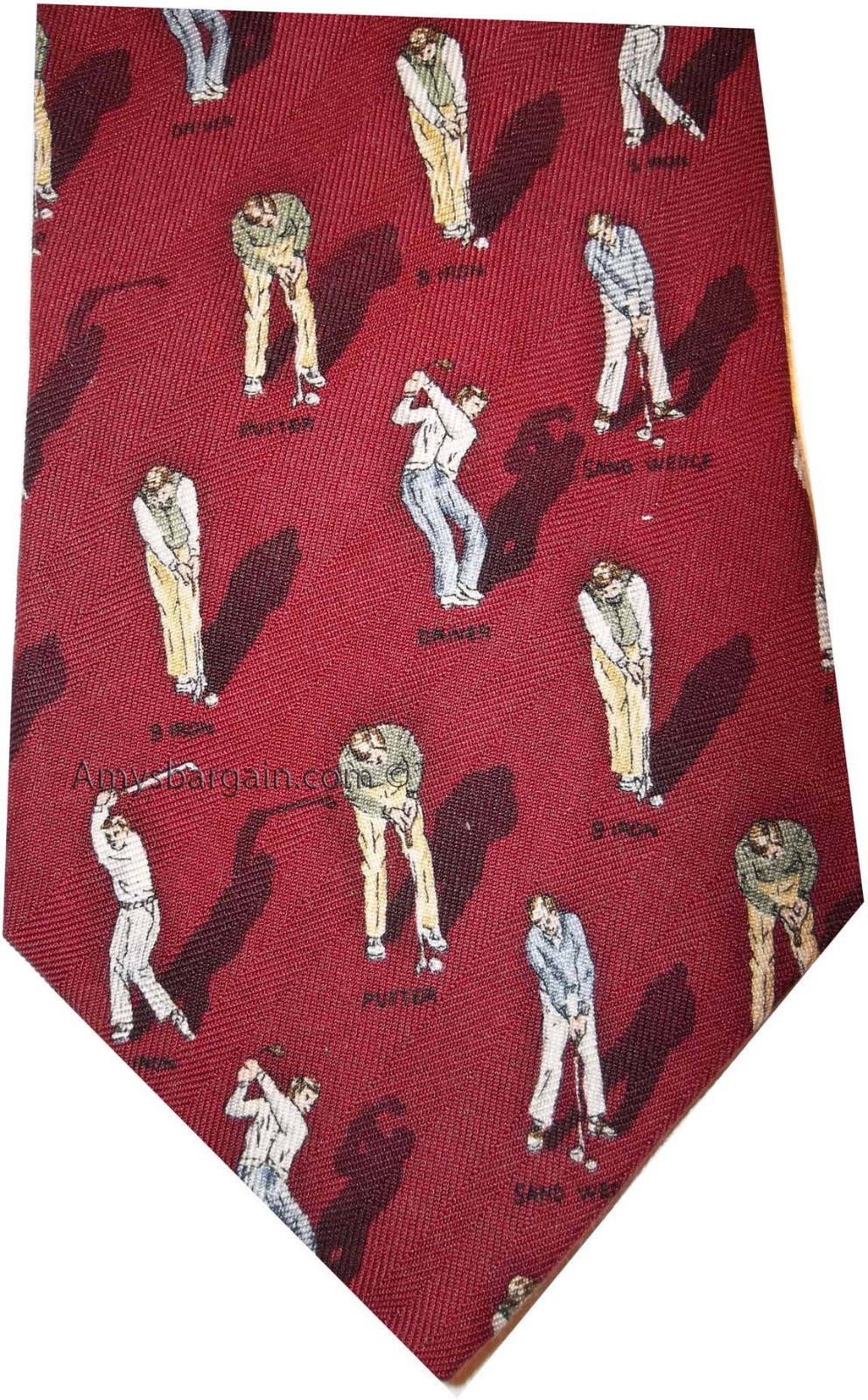 Men's tie, Designer ties Cutter & Buck tie100% Silk Tie New Neckwear Made in USA