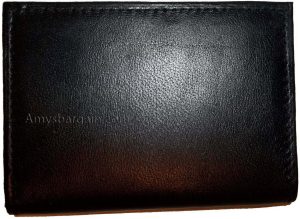 Men's trifold Leather wallet 7 card spaces ID Window real leather Bilfold - Image 10