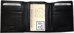 Men's wallet RFID genuine leather wallet trifold wallet credit card new in box - Image 6