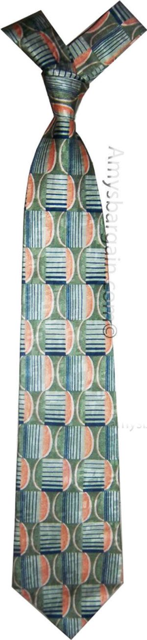 New 100 percent silk Man's neck wear Made In USA Fashion tie - Image 4