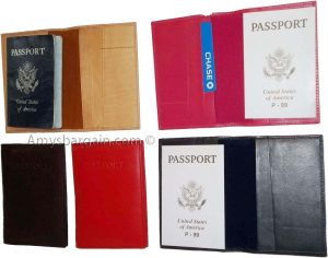 New International Leather passport cover, wallet ID credit card ATM card case - Image 12