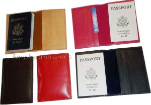 New International Leather passport cover, wallet ID credit card ATM card case - Image 4