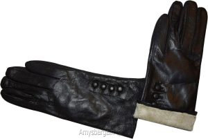 New Ladies dressy Leather Gloves Winter Gloves Lined Leather Gloves Guantes bnwt - Image 7