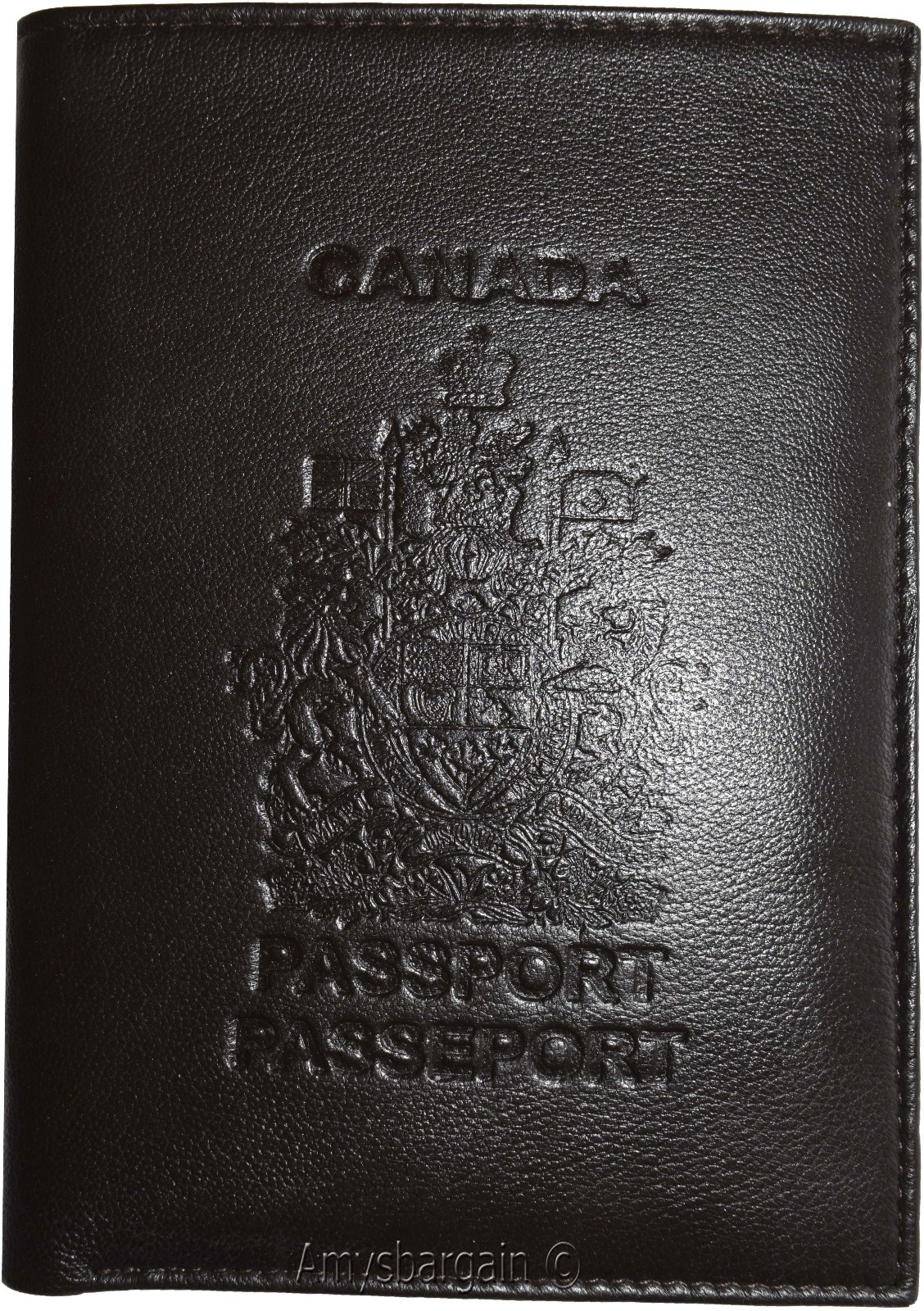 New Lamb skin Canadian Leather passport case wallet credit card case ID holder * - Image 3