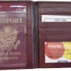 New Lamb skin USA Leather passport cover, wallet credit card case ID holder NWT