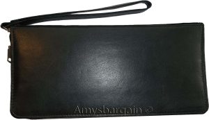 New Leather Organizer Checkbook wallet Airline tickets Passport 15 Credit Cards - Image 8