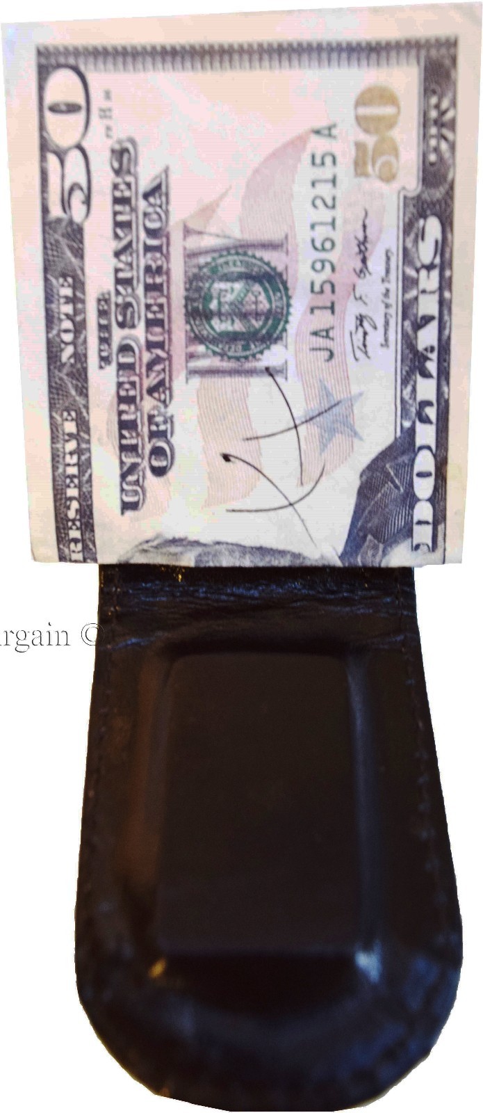 New Lizard printed leather money clip, Unbranded money clip Currency holder new - Image 3