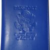 New USA Leather Passport cover Credit ATM Card holder passport / card case bnwt*