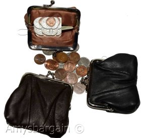 New Women's Leather Change Purse mini coin purse coin Wallet bag change case bn