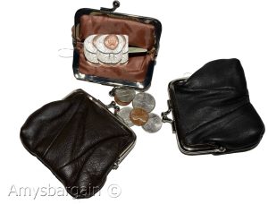 New Women's Leather Change Purse mini coin purse coin Wallet bag change case bn - Image 11