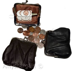 New Women's Leather Change Purse mini coin purse coin Wallet bag change case bn - Image 8
