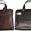 New leather briefcase business case attaché case carrion leather bag