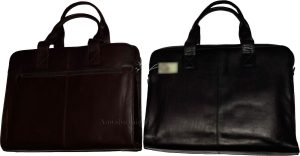 New leather briefcase business case attaché case carrion leather bag - Image 4