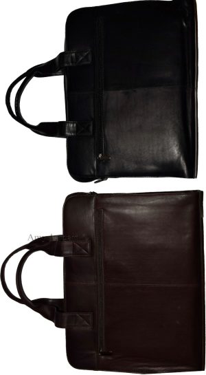 New leather briefcase business case attaché case carrion leather bag - Image 7