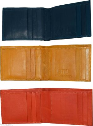 RFID Men's wallet, Genuine leather wallet, Bi-fold wallet 8 credit card Photo ID - Image 6