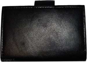 RFID leather business card id credit card picture case 24 transparent card slots - Image 13